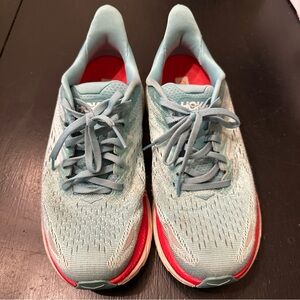 Hoka Clifton 8 Women's Light Blue Running Shoes